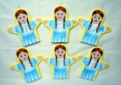 Набор рукавичек "Эмоции (девочки)" 6 штук - fgospostavki.ru - Рязань