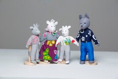 Шагающий театр "Волк и козлята" (4 персонажа) - fgospostavki.ru - Рязань