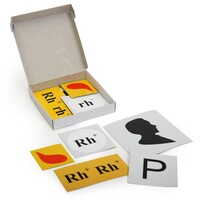 Модель-аппликация "Наследование резус-фактора" (набор из 19 карт) - fgospostavki.ru - Рязань