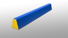 Бревно гимнастическое, мягкое в форме трапеции (2,5м) - fgospostavki.ru - Рязань