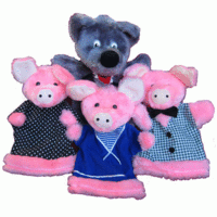 Набор перчаточных кукол "Три поросенка" - fgospostavki.ru - Рязань