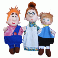 Набор перчаточных кукол "Карлсон, который живет на крыше" - fgospostavki.ru - Рязань
