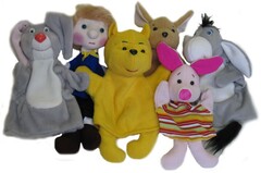 Набор перчаточных кукол "Винни Пух и все" - fgospostavki.ru - Рязань