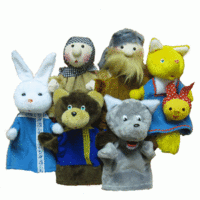 Набор перчаточных кукол "Колобок" - fgospostavki.ru - Рязань