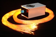 Пучок фибероптических волокон с боковым точечным свечением «Звёздный дождь» 150х2 м в комплекте с источником света - fgospostavki.ru - Рязань