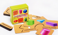 Набор магнитных карточек "Геометрические фигуры и тела" - fgospostavki.ru - Рязань