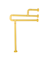 Поручень напольно-настенный с антибактериальным покрытием (желтый) - fgospostavki.ru - Рязань