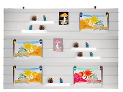 Стенд экспозиционный навесной для детских работ - fgospostavki.ru - Рязань