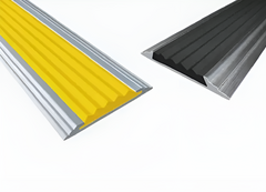 Алюминиевая полоса с резиновой вставкой 1330 миллиметров - fgospostavki.ru - Рязань