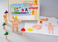 Игровой набор Фребеля "Конструктор деревянный без соединений-3" (Серия "Эксперимент") - fgospostavki.ru - Рязань