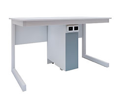 Стол ученический для кабинета физики/биологии двухместный - fgospostavki.ru - Рязань