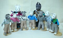 Шагающий театр "Волк и 7 козлят" (9 персонажей) - fgospostavki.ru - Рязань