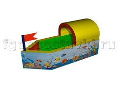 Сухой бассейн "Кораблик" с шелкографией - fgospostavki.ru - Рязань