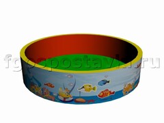 Сухой бассейн круглый с шелкографией - fgospostavki.ru - Рязань