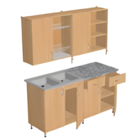 Мебель кухонная (столы с гигиеническим покрытием, шкаф для хранения посуды, сушка для посуды, моечная раковина) - fgospostavki.ru - Рязань