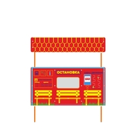 Учебно-игровой макет "Остановка" стационарная - fgospostavki.ru - Рязань