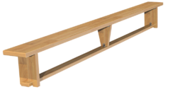 Скамейка гимнастическая (деревянные ножки) (3 м)  - fgospostavki.ru - Рязань