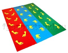 Коврик координационный "Мы идем-3" (2х слойная кожа) - fgospostavki.ru - Рязань