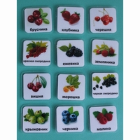 Набор карточек "Ягоды" - fgospostavki.ru - Рязань