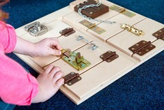 Тактильно-развивающая панель “Замочки” - fgospostavki.ru - Рязань