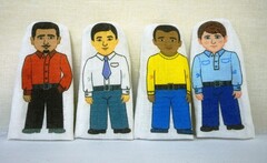 Набор пальчиковых кукол "Расы" - fgospostavki.ru - Рязань