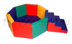 Сухой бассейн восьмигранный с лесенкой - fgospostavki.ru - Рязань