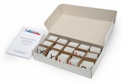 Модель-аппликация "Генетика групп крови" (раздаточный материал из 15 комплектов по 24 карты) - fgospostavki.ru - Рязань