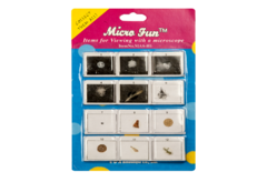 Набор микропрепаратов для стереомикроскопа №13 «Соль, кирпич, лист дерева и пр.» - fgospostavki.ru - Рязань