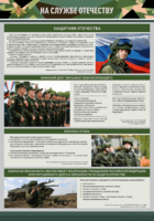 Стенд "На службе Отечеству" Вариант 1 - fgospostavki.ru - Рязань