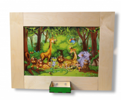 Тактильно-развивающая панель «Мир зверей» - fgospostavki.ru - Рязань