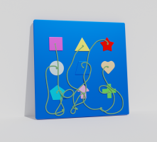 Тактильно-развивающая панель «Геометрия» - fgospostavki.ru - Рязань