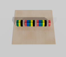 Тактильно-развивающая панель с разноцветными кругами - fgospostavki.ru - Рязань