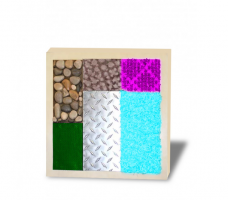 Тактильно-развивающая панель с разными текстурами - fgospostavki.ru - Рязань