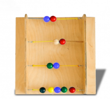 Тактильно-развивающая панель с текстурами и радужными шариками - fgospostavki.ru - Рязань