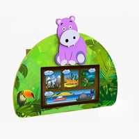 Сенсорный настенный коррекционно-развивающий комплекс Бегемотик - fgospostavki.ru - Рязань