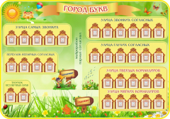 Стенд "Город букв" - fgospostavki.ru - Рязань