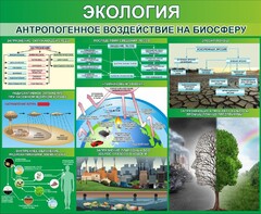 Стенд "Экология. Антропогенное воздействие на биосферу" - fgospostavki.ru - Рязань