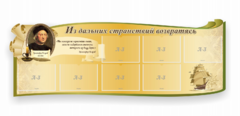 Стенд резной "Из дальних странствий возвратясь" - fgospostavki.ru - Рязань