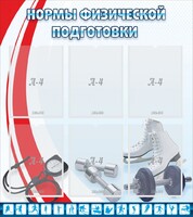 Стенд "Нормы физической подготовки" Вариант 2 - fgospostavki.ru - Рязань