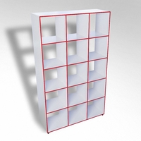 Шкаф открытый многосекционный ТР15 ЛДСП  - fgospostavki.ru - Рязань