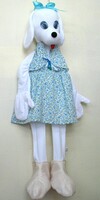 Ростовая кукла "Собачка белая" - fgospostavki.ru - Рязань