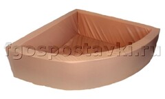 Сухой бассейн угловой полукруглый (без рисунка) - fgospostavki.ru - Рязань