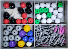 Комплект моделей атомов для составления моделей молекул со стержнями лабораторный - fgospostavki.ru - Рязань