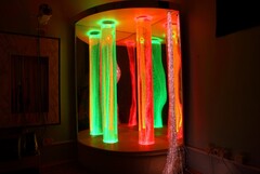 Сенсорный уголок большой с двумя колоннами, двусторонней подсветкой и фибероптическими нитями. VIP класс. - fgospostavki.ru - Рязань