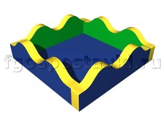 Сухой бассейн "Волна-2" с аппликацией - fgospostavki.ru - Рязань