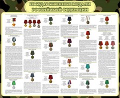 Стенд "Государственные медали РФ" - fgospostavki.ru - Рязань