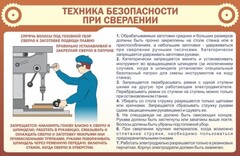 Стенд "Техника безопасности при сверлении" - fgospostavki.ru - Рязань