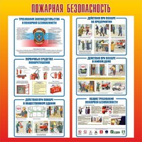 Стенд "Пожарная безопасность" Вариант 4 - fgospostavki.ru - Рязань