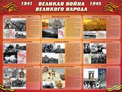 Стенд "Великая война Великого народа" Вариант 1 (9 блоков) - fgospostavki.ru - Рязань