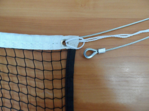 Сетка для бадминтона с тросом (1,5 миллиметра) - fgospostavki.ru - Рязань